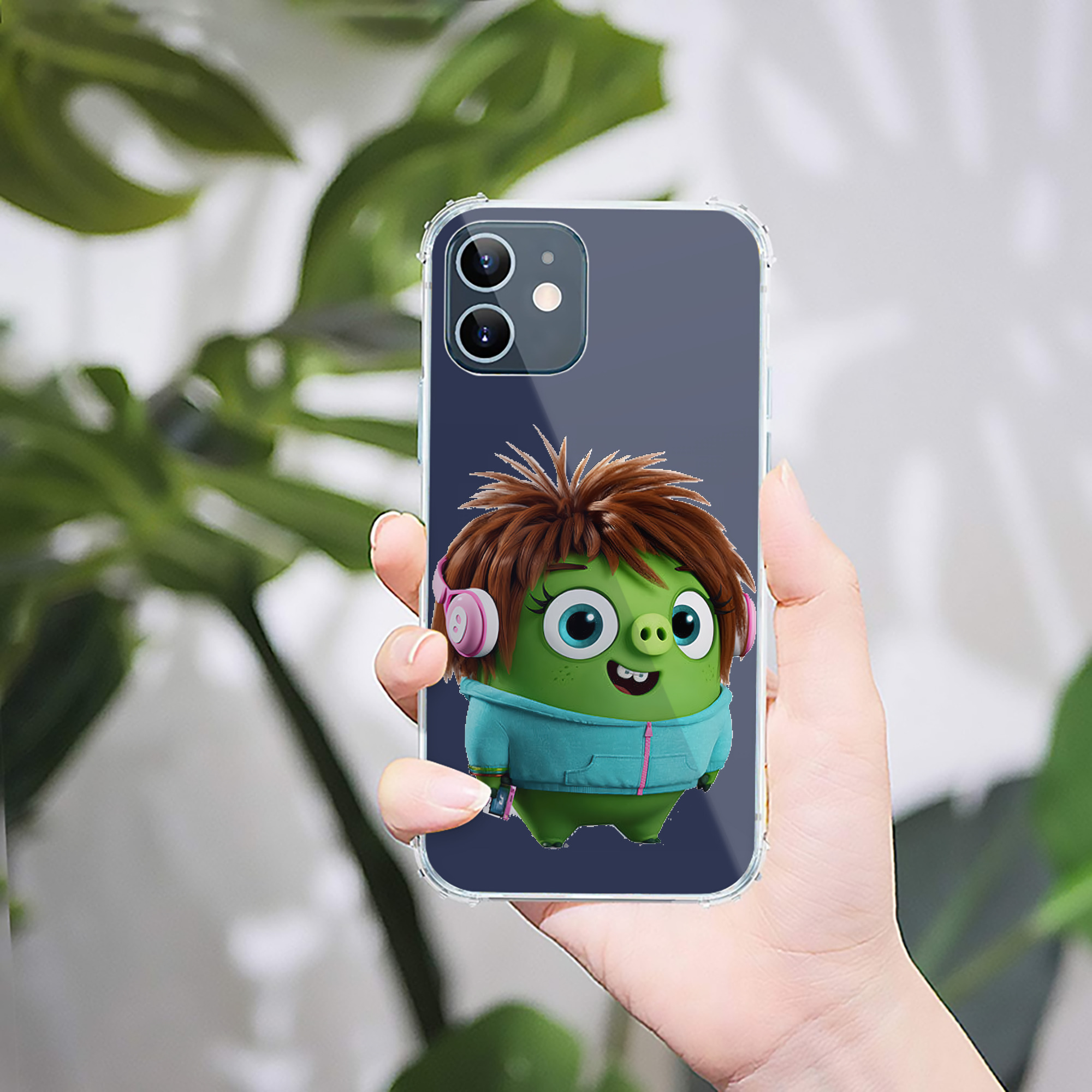 （画像用） Angry Birds アングリーバード 【iPhone 12シリーズ対応】透明スマホケース（クリアソフトケース）